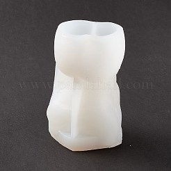 DIY 裸の女性の花瓶 シリコン製胸像型作り  レジン型  半身彫刻用 UV樹脂＆エポキシ樹脂 3D セクシーな女性ボディクラフト作り  ホワイト  104x69x63mm  内径：34x46mm&nbsp;LS-DIY-G050-02