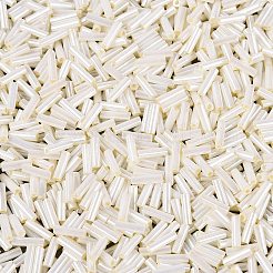 FgbグレードAガラス製丸型ビーズ  セイロン釉薬スタイル  トウモロコシの穂の黄色  6x1.5mm  穴：0.8mm  約16071個/ポンド&nbsp;SEED-Q040-06A-02