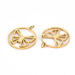 304 Stainless Steel Pendants&nbsp;STAS-S116-135G