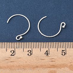 Rhodium Plated 925 Sterling Silver Earring Hooks&nbsp;LS-STER-E068-05S