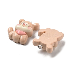 Opaque Resin Puppy Pendants&nbsp;LS-RESI-R444-02A