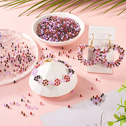 100G Transparent Glass Round Seed Beads&nbsp;SEED-TA0001-44B