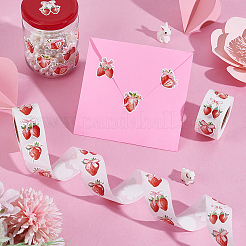 Strawberry Shaped Stickers Roll&nbsp;STIC-WH0012-13