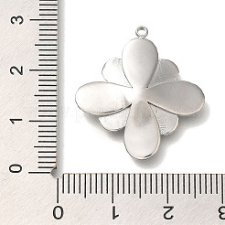 304 Stainless Steel Aquamarine Rhinestone Pendants&nbsp;STAS-P371-058P
