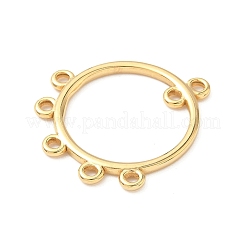 304ステンレスシャンデリア部品リンク  リング  18KGP本金メッキ  31.5x29x2mm  穴：2mm&nbsp;STAS-C134-22G