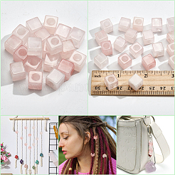 20Pcs Natural Rose Quartz Gemstone European Beads&nbsp;G-NB0005-89D