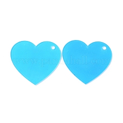 Laser Transparent Acrylic Blank Pendants&nbsp;TACR-F005-14