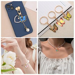 60Pcs 12 Colors Alloy Enamel Pendants&nbsp;FIND-CJ0011-13
