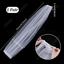 Polyester Detachable Long Mesh Sleeves&nbsp;AJEW-WH0248-758A