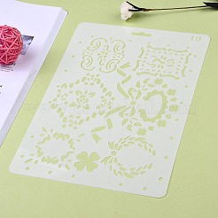 Plastic Reusable Drawing Painting Stencils Templates&nbsp;DIY-F018-B19