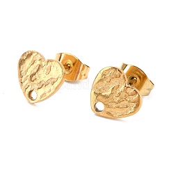 Ion Plating(IP) 304 Stainless Steel Stud Earring Findings&nbsp;STAS-I183-05A-G