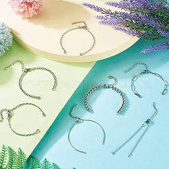 7Pcs 7 Styles Stainless Steel for DIY Bracelet Making&nbsp;AJEW-TA00031