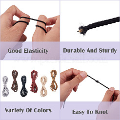 30M 6 Colors Polyester Elastic Cords&nbsp;EC-TA0001-07A
