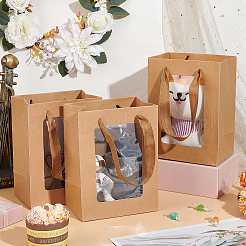 Rectangle Paper Gift Bags&nbsp;ABAG-WH0048-09C