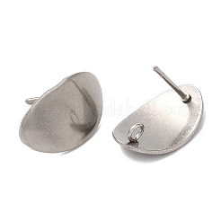 Non-Tarnish 304 Stainless Steel Stud Earring Findings&nbsp;X-STAS-R123-11P