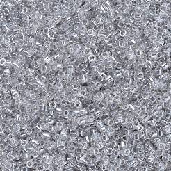 MIYUKIデリカビーズ  シリンダー  日本製シードビーズ  11/0  （db1231)透明グレーミスト光沢  1.3x1.6mm  穴：0.8mm  約10000個/袋  50 G /袋&nbsp;SEED-X0054-DB1231