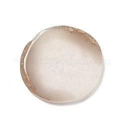 天然瑪瑙のホームディスプレイの装飾  オーバル  70~90x65~80x5~7mm&nbsp;G-G986-01B