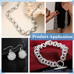 90Pcs 3 Styles Brass Split Rings&nbsp;KK-ME0004-89
