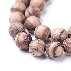 Natural Wood Beads Strands&nbsp;WOOD-F008-06-A