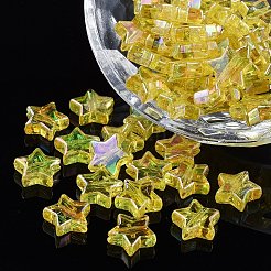 Eco-Friendly Transparent Acrylic Beads&nbsp;TACR-YW0001-01C