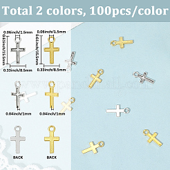 200Pcs 2 Colors Tibetan Style Alloy Pendants&nbsp;FIND-SC0019-83