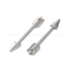 合金ペンダント  矢印チャーム  プラチナ  29x5x2mm  穴：0.9mm&nbsp;FIND-L020-004P