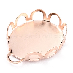 304 Stainless Steel Charms Cabochon Settings&nbsp;STAS-Y001-11EG