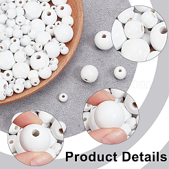 760Pcs 6 Styles Natural Wood Beads&nbsp;WOOD-PH0002-86
