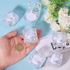 Square Plastic Ring Storage Boxes with EVA Inside&nbsp;AJEW-WH0472-43A