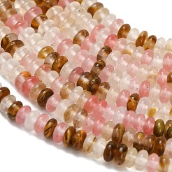 Watermelon Stone Glass Beads Strands&nbsp;G-Z110-B06-2x4mm