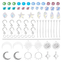 DIY Star Moon Suncatcher Making Kits&nbsp;DIY-TA0013-80