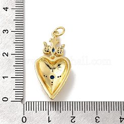 Brass Rhinestone Pendants&nbsp;KK-V002-07G