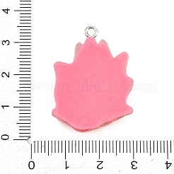 Opaque Resin Imitation Fruit Pendants&nbsp;RE-CBA3138-01C-P