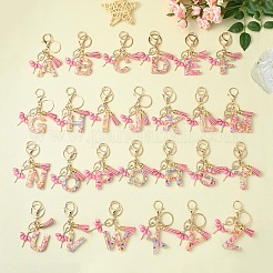 文字 a~z 透明グリッター樹脂ペンダントキーホルダー  鉄合金ロブスタークロウクラスプキーホルダー付  キーホルダー用  財布  バックパック飾り  文字h  10.5cm&nbsp;KEYC-FZ00024-08