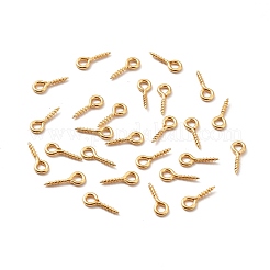 304 Stainless Steel Screw Eye Pin Peg Bails&nbsp;STAS-E044-07G-02