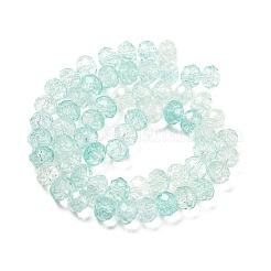 Transparent Crackle Glass Beads Strands&nbsp;LS-CCG-L050-01A-07
