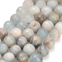 Natural Aquamarine Beads Strands&nbsp;GG-CBA7BB7-A01-8mm