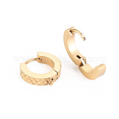 304 Stainless Steel Huggie Hoop Earring Findings&nbsp;STAS-S116-262G