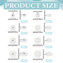 24 Pairs 4 Styles Zinc Alloy Snap Buttons&nbsp;FIND-FG0004-96P