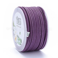 ポリエステル編組コード  オールドローズ  2mm  約16.4ヤード（15m）/ロール&nbsp;OCOR-F010-A37-2MM