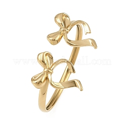 304 Stainless Steel Cuff Bangles for Women&nbsp;BJEW-A147-01C-G