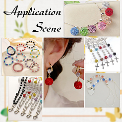 DIY Round AB-Color Resin Rhinestone Beads Bracelets Making Kits&nbsp;DIY-ME0001-21