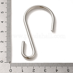 Non-Tarnish 304 Stainless Steel S-Hook Clasp&nbsp;STAS-C085-03L-P