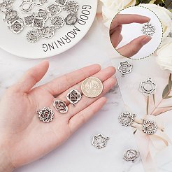 Tibetan Style Alloy Pendants&nbsp;TIBEP-SC0001-46AS-RS