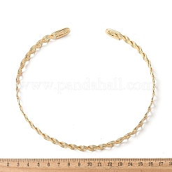 Iron Open Cuff Choker Necklaces for Women&nbsp;NJEW-M085-01G