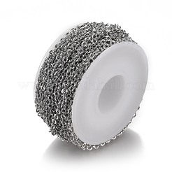 Tarnish Resistant 304 Stainless Steel Cable Chains&nbsp;CHS-A006-02B-P