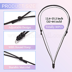 Eco-Friendly Korean Waxed Polyester Braided Adjustable Necklace Makings&nbsp;NJEW-TAC0015-04