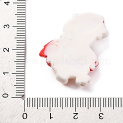 Christmas Duck Theme Opaque Resin Cabochons&nbsp;RESI-Q010-03A