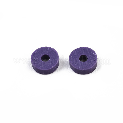 Handmade Polymer Clay Beads&nbsp;CLAY-R067-4.0mm-B03-1