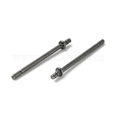 Titanium Stud Earring Findings&nbsp;FIND-R096-02B-P-1